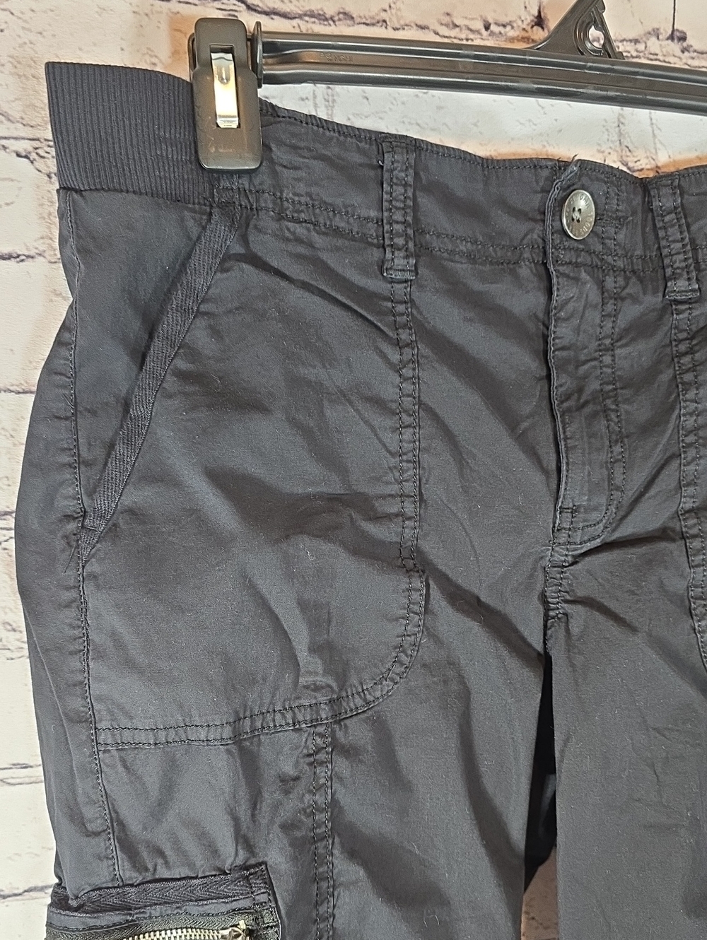 Sonoma Black Mid Rise Capri Pants Size 8 NWT - Picture 4 of 13